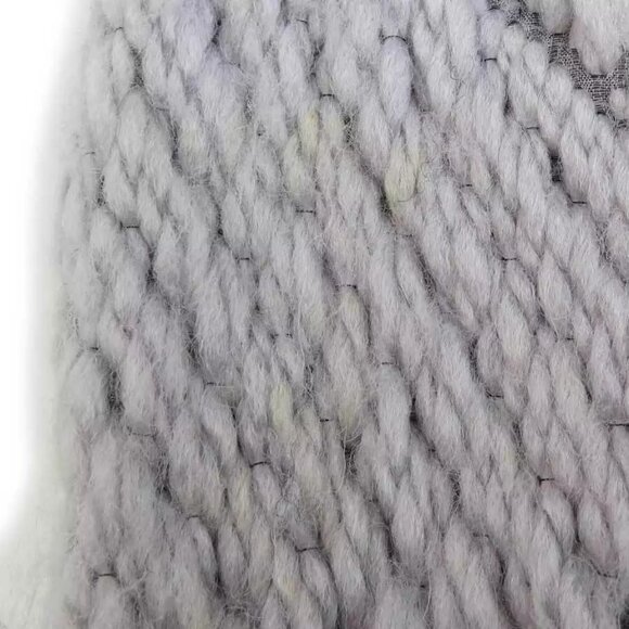 Auth LOUIS VUITTON Escharpe Logomania Muffler Scarf Purple Gray Wool - e59901g - Picture 5 of 8